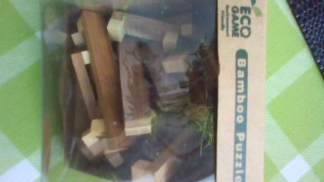 Bambusovy 3dhlavolam puzzle od albi, 