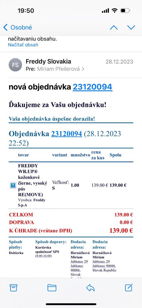 Freddy koženkové nohavice, s