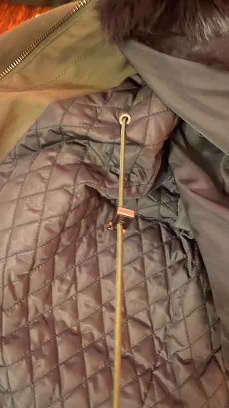 Max mara bunda s pravou kožušinou, s