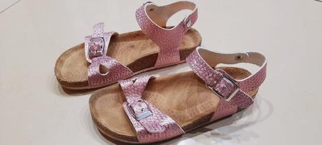 Sandalky metalicke ružove, 33