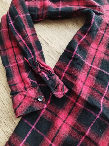 Červená károvaná košeľa veľ. 36, esmara,36
