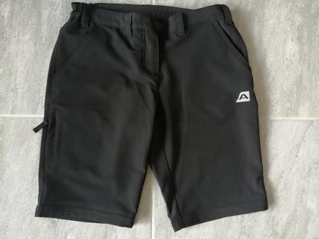 Softshell čierne kraťase alpinepro, v36, alpine pro,36