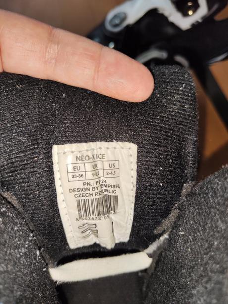 Zimné korčule na ľad 33 - 36, tempish