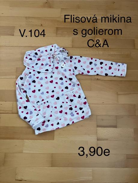 Flisová mikina, c&a,104