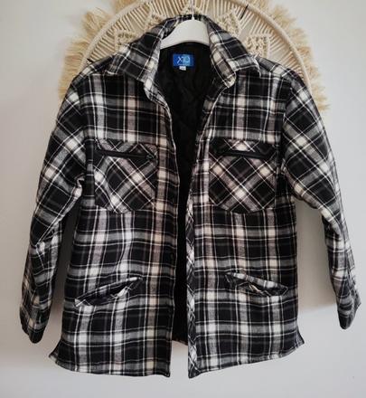 Karovaná prechodná bunda, 152