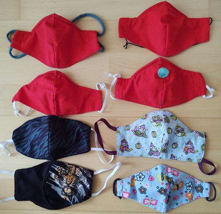 8x detské rúšky pre škôlkára/ku,