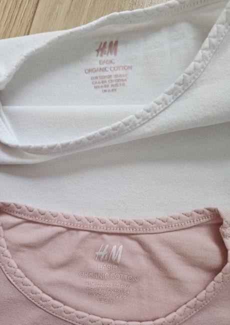 Tričká 2ks h&m, h&m,122