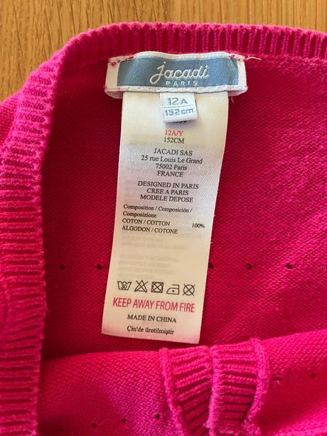 Jacadi sveter cyklamenový, jacadi,152