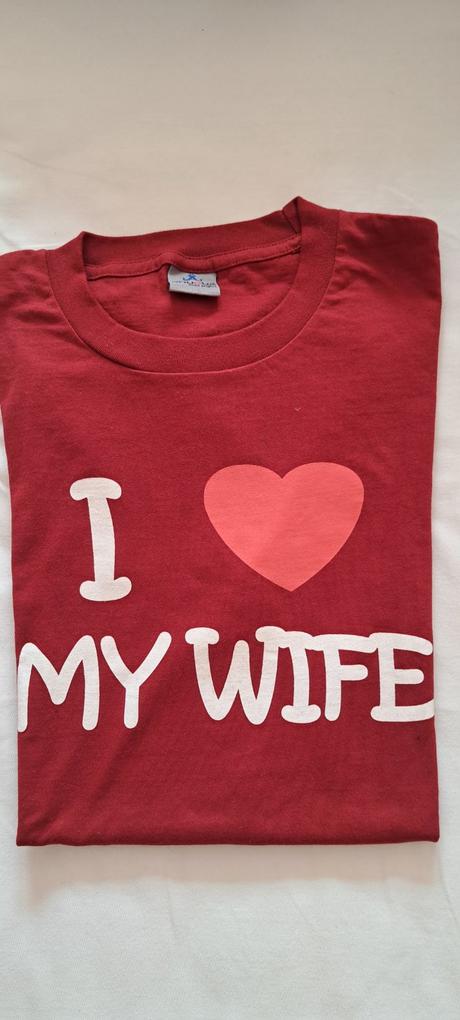 Tričko "i love my wife", l