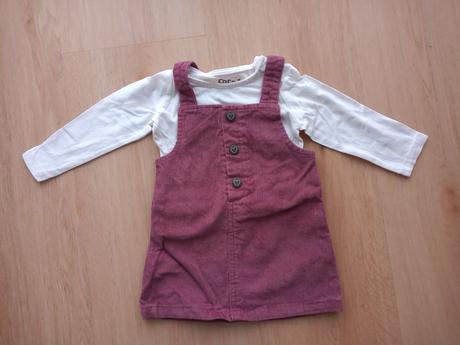 Menčestrová sukňa na traky, f&f,74