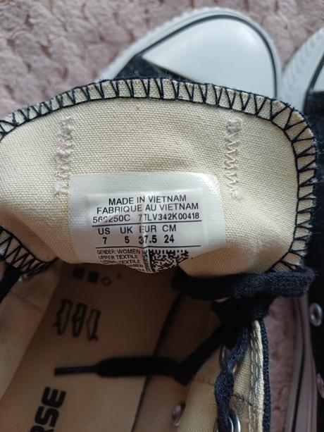 Čierne tenisky converse veľ.37,5, converse,38