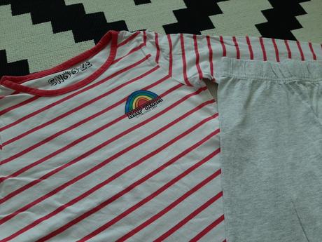 Nádherné kvalitné dievčenské pyžamko m&s na 6-8r., marks & spencer,128