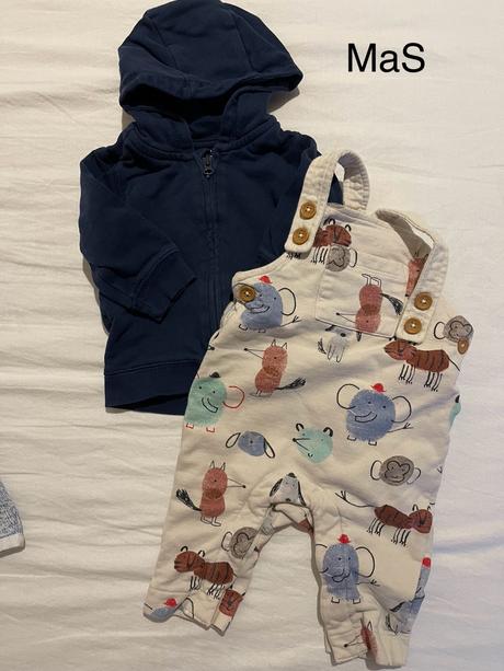 Balík oblečenia chlapec 3-6 mesiacov 56-62-68, 50–62