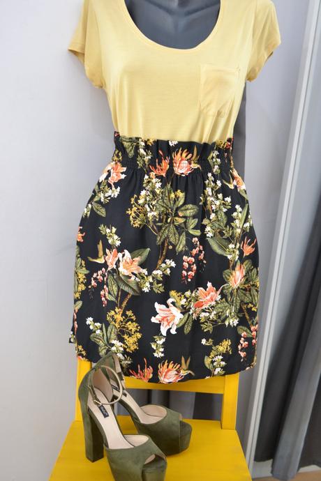 Žlté tričko m, h&m,m