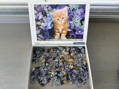 Puzzle mačiatko, 500 dielikov,