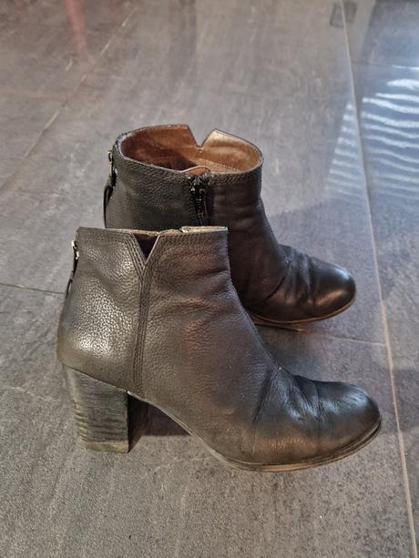 Kožené kotníkové topánky, 37