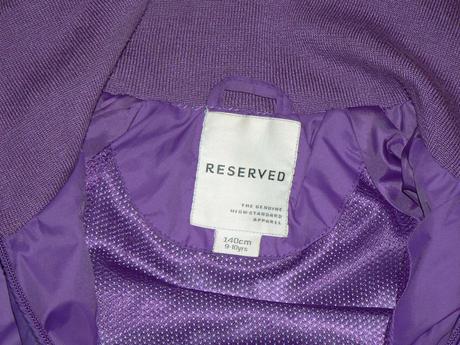 Futrovana vetrovka bundicka, reserved,140