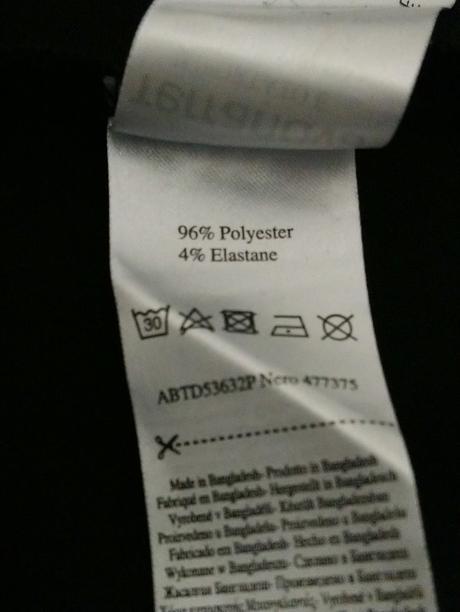 Dámske čierne elastické šaty, terranova, terranova,m