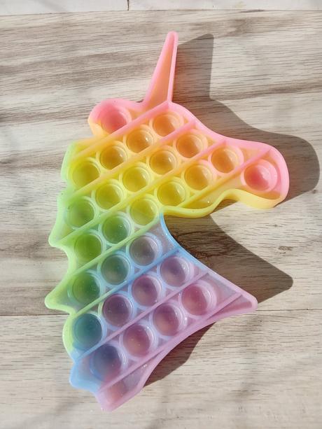 Pop it antistresové hračky kľúčenka s a jednorožec,