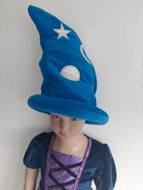 Nočná obloha / čarodejnica karnevalový kostým 104,