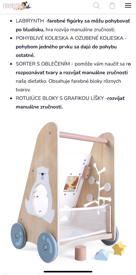 Drevenné chodítko, 