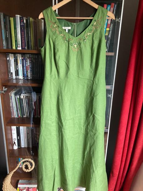 Dlhé ľanové šaty christian berg, l