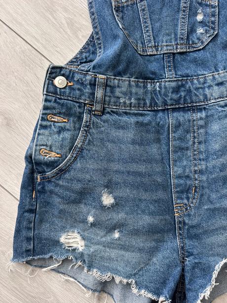 Damske riflove kratasy na traky, s