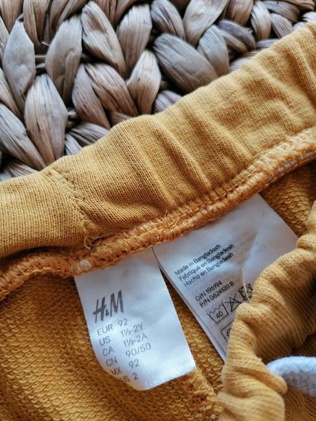 Teplaky h&m 92 + ciapka, h&m,92