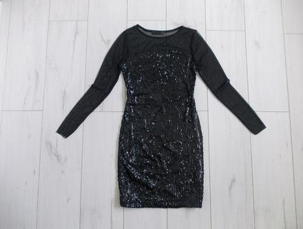 Flitrované šaty pearl london, xs