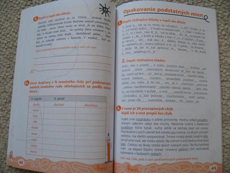 Domáce precvičovanie, slovenčina 5,