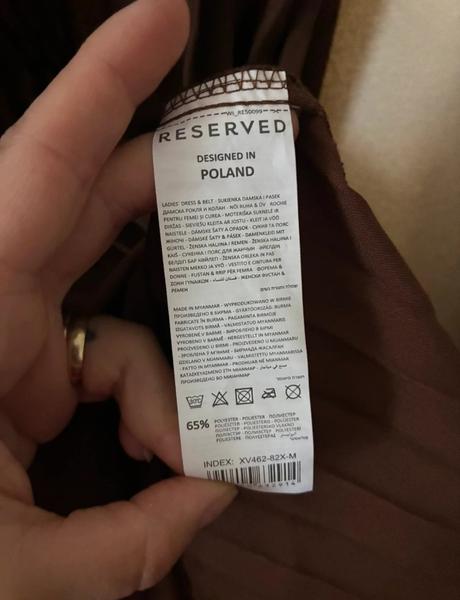 Krásne čoko šaty reserved, reserved,m