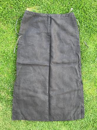 Dlhá sukňa z vrecoviny, 40