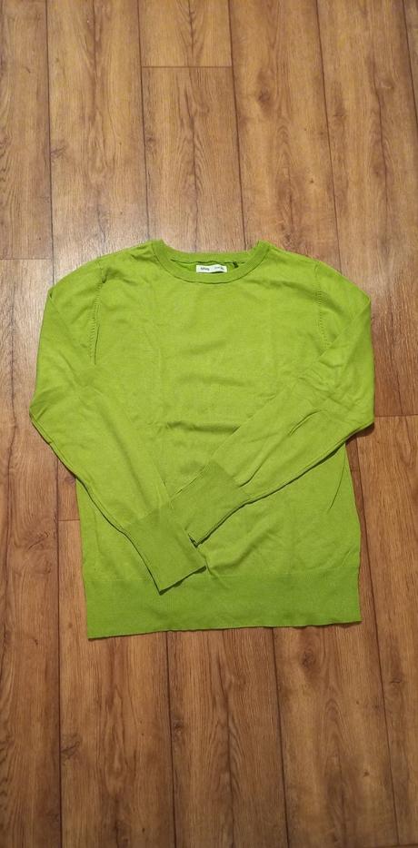 Limetkový tenší pulóver xxl so zlatými gombíkmi, sinsay,xxl