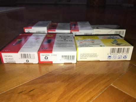 Náplne do tlačiarne - 7 ks, canon