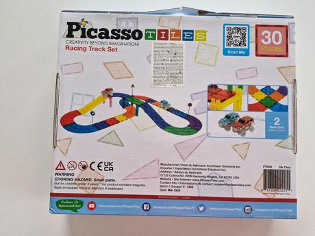 Magnetická stavebnica s autami, 