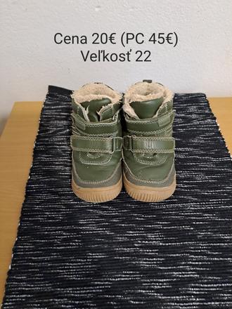 Predám zimné topánky protetika barefoot, protetika,22