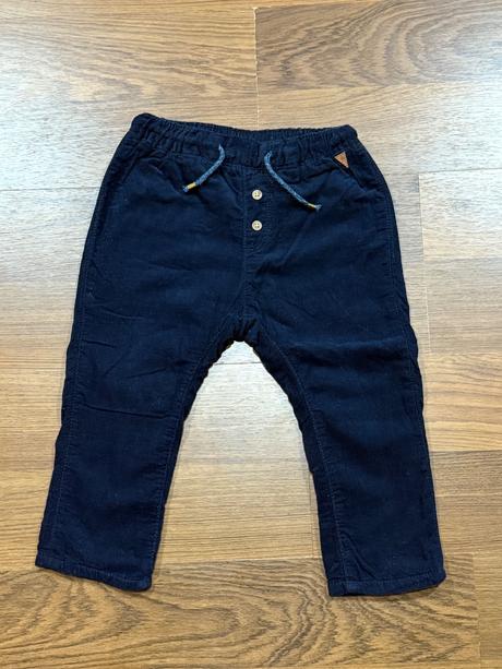 Menčestrové nohavice, h&m,86