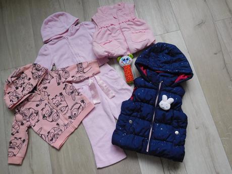 Jarné vesty pre dievčatko-6/9 meisacov,, cherokee,68