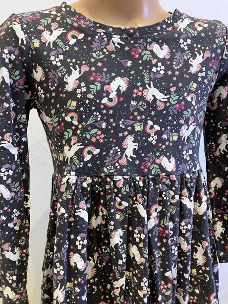 Dievčenské šaty jednorožec (122), dopodopo,122