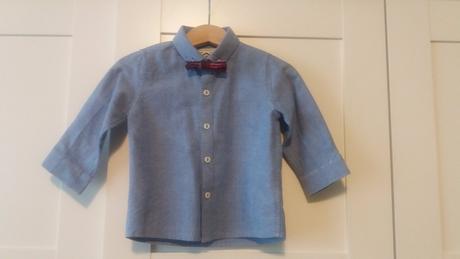 Oxfordská košela s motýlikom, veľ 80, next,80