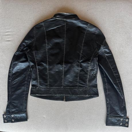 Dámska kožená bunda veľkosti s, s