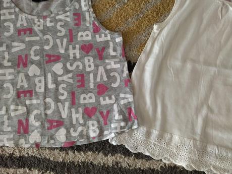 Písmenkové letné tielko 134/140, takko,134