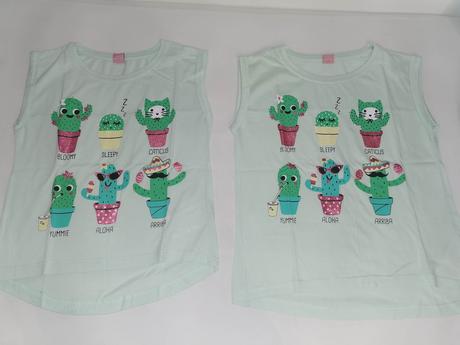 2x tričko s kaktusmi, 146