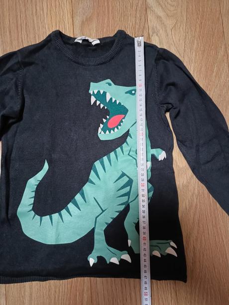 Sveter t-rex 122/128, h&m,128