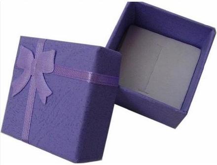 Dekoračná krabička fialková, 