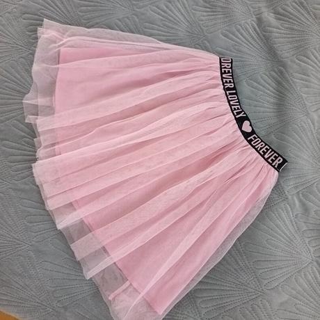 Ružová tylová suknička, 152
