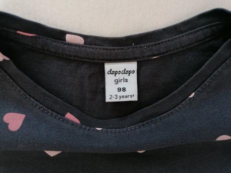 Šaty/tunika so srdiečkami, dopodopo,98