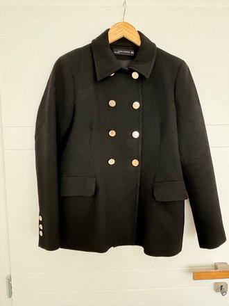 Čierny kabát, zara,m