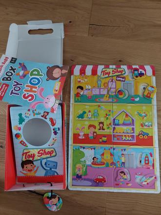 Montessori box - toy shop, 