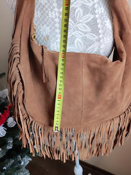 Dámska kožená kabelka genuine leather, 